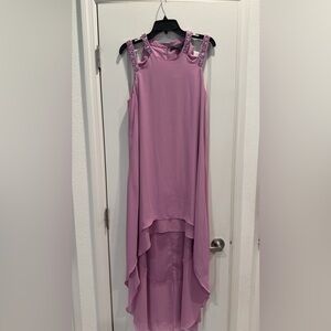 BCBGMaxAzria Orchid Haze Sleeveless Maxi Dress